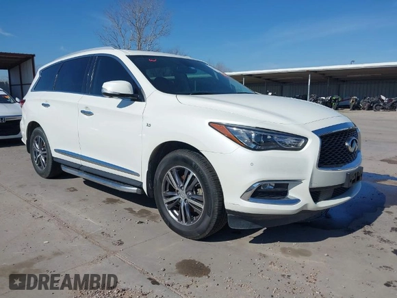 2017 Infiniti QX60 with VIN 5N1DL0MN8HC555993, listed as a IAAI auction lot 41588633 with 131,287 mi miles. Bid and sale history available at carsss.com. Image 1.