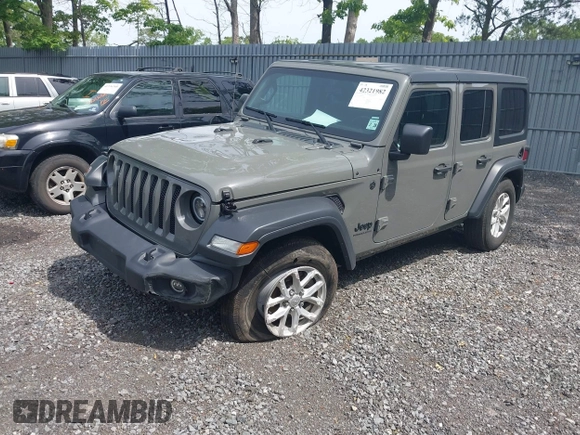 2023 Jeep Wrangler Willys с VIN 1C4HJXDG3PW619148, выставлен на аукционе IAAI как лот 42321982 с пробегом 24 277 миль миль и . История ставок и продаж доступна на DreamBid. Изображение 2.