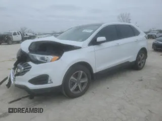 2021 Ford Edge SEL with VIN 2FMPK4J98MBA36614, listed as a Copart auction lot 44754445 with 0 mi miles and Salvage Title. Bid and sale history available at carsss.com. Image 1.