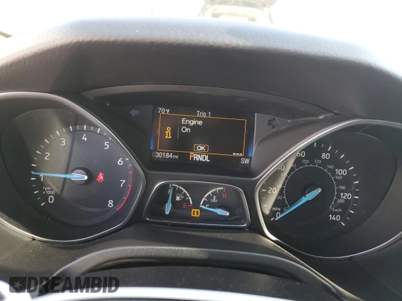 2018 Ford Focus SE with VIN 1FADP3F28JL229135, listed as a Copart auction lot 52974785 with 30,184 mi miles and Clean Title. Bid and sale history available at DreamBid. Image 9.