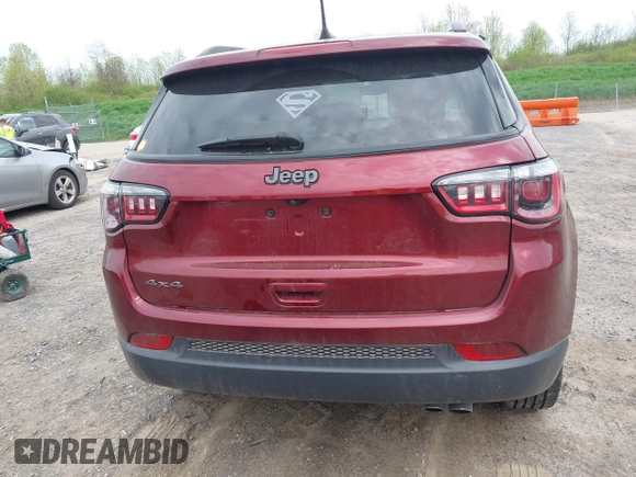 2021 Jeep Compass 80th Anniversary with VIN 3C4NJDEB9MT551945, listed as a IAAI auction lot 42241600 with 33,020 mi miles and . Bid and sale history available at DreamBid. Image 16.