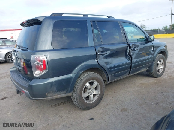 2006 Honda Pilot EX-L with VIN 2HKYF18536H538744, listed as a IAAI auction lot 42025277 with 203,012 mi miles. Bid and sale history available at carsss.com. Image 4.