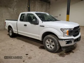 2020 Ford F-150 XL with VIN 1FTEX1CB7LFB69499, listed as a Copart auction lot 46539975 with 96,585 mi miles and Clean Title. Bid and sale history available at DreamBid. Image 4.
