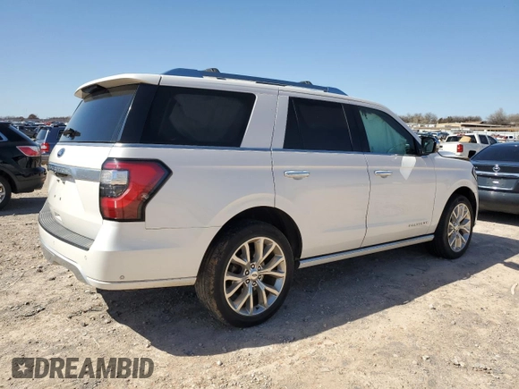 2019 Ford Expedition Platinum with VIN 1FMJU1MTXKEA29963, listed as a Copart auction lot 48425365 with 64,866 mi miles and Salvage Title. Bid and sale history available at carsss.com. Image 3.