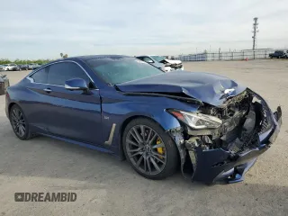 2017 Infiniti Q60 Sport with VIN JN1EV7EK4HM362673, listed as a Copart auction lot 50077315 with 82,992 mi miles and Salvage Title. Bid and sale history available at DreamBid. Image 4.