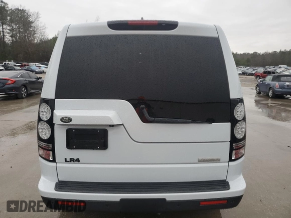 2016 Land Rover LR4 HSE Lux with VIN SALAK2V69GA829847, listed as a Copart auction lot 48519875 with 185,226 mi miles and Salvage title. Bid and sale history available at DreamBid. Image 6.