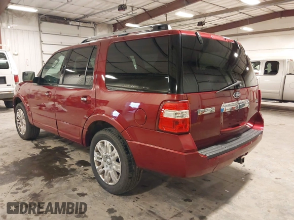 2013 Ford Expedition Limited with VIN 1FMJU2A51DEF57146, listed as a IAAI auction lot 42220639 with 161,288 mi miles and . Bid and sale history available at DreamBid. Image 3.