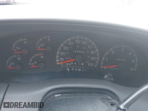 1997 Ford F-150 with VIN 1FTDX08W2VKC17809, listed as a IAAI auction lot 42541525 with 143,963 mi miles and . Bid and sale history available at DreamBid. Image 7.
