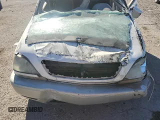 2001 Lexus RX 300 with VIN JTJGF10UX10083652, listed as a Copart auction lot 83531204 with 0 mi miles and Salvage Title. Bid and sale history available at carsss.com. Image 12.