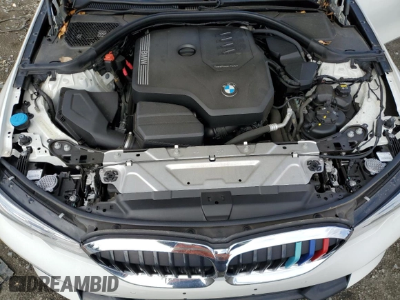 2021 BMW 3 Series 330i with VIN 3MW5R1J05M8B48878, listed as a Copart auction lot 47540515 with 53,516 mi miles and Salvage Title. Bid and sale history available at carsss.com. Image 11.