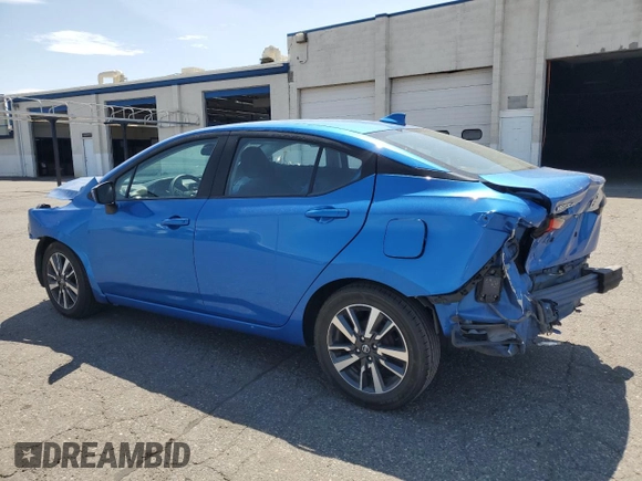2021 Nissan Versa SV with VIN 3N1CN8EV4ML834866, listed as a Copart auction lot 62489485 with 74,300 mi miles and Salvage title. Bid and sale history available at DreamBid. Image 2.