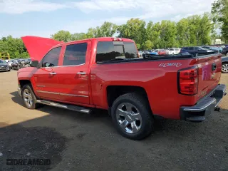 2015 Chevrolet Silverado 1500 LTZ with VIN 3GCUKSEC5FG153410, listed as a Copart auction lot 62053294 with 215,180 mi miles and Salvage Title. Bid and sale history available at carsss.com. Image 2.