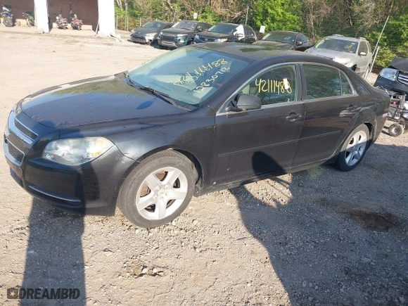 2009 Chevrolet Malibu LS w/1FL with VIN 1G1ZG57B394185344, listed as a IAAI auction lot 42111488 with 133,157 mi miles. Bid and sale history available at carsss.com. Image 2.