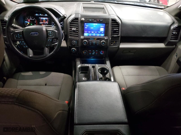 2019 Ford F-150 XL with VIN 1FTEW1E19KFC62983, listed as a Copart auction lot 86814054 with 154,250 mi miles and Salvage Title. Bid and sale history available at carsss.com. Image 8.