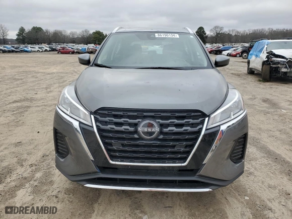 2023 Nissan Kicks SV with VIN 3N1CP5CV4PL505486, listed as a Copart auction lot 86190134 with 38,958 mi miles and Salvage Title. Bid and sale history available at carsss.com. Image 5.