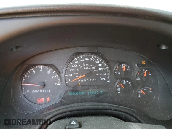 2008 Chevrolet TrailBlazer 1LT with VIN 1GNDS13S682218398, listed as a Copart auction lot 48301295 with 140,417 mi miles and Salvage Title. Bid and sale history available at DreamBid. Image 9.