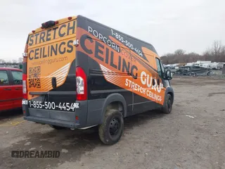 2017 Ram ProMaster Cargo with VIN 3C6TRVBG3HE543864, listed as a IAAI auction lot 41544335 with 81,224 mi miles and . Bid and sale history available at carsss.com. Image 4.