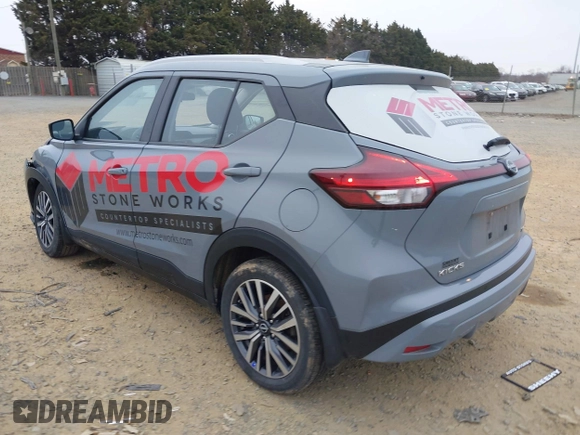 2022 Nissan Kicks SV with VIN 3N1CP5CV2NL483727, listed as a IAAI auction lot 41789917 with 139,941 mi miles and . Bid and sale history available at carsss.com. Image 3.