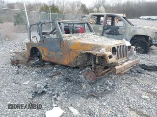 2003 Jeep Wrangler Sport with VIN 1J4FA49S93P332687, listed as a IAAI auction lot 41784329 with 1 mi miles. Bid and sale history available at carsss.com. Image 1.