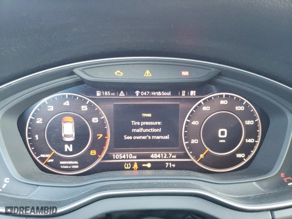 2018 Audi Q5 Premium Plus with VIN WA1BNAFY0J2011223, listed as a Copart auction lot 74570234 with 105,410 mi miles and Salvage Title. Bid and sale history available at carsss.com. Image 9.
