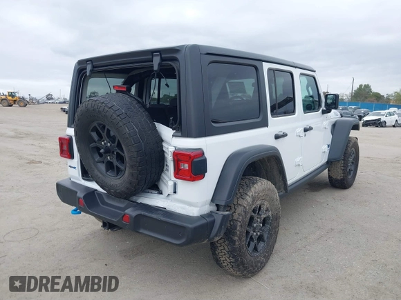 2024 Jeep Wrangler Willys z VIN 1C4RJXN66RW146102, wystawiony jako IAAI lot #41735965 z przebiegiem 12 092 mil mil oraz . Historia ofert i sprzedaży dostępna na DreamBid. Obrazek 4.