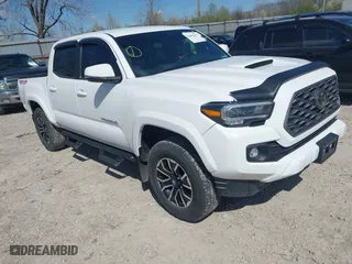 2023 Toyota Tacoma 4WD SR with VIN 3TMCZ5AN8PM647523, listed as a IAAI auction lot 41887896 with 17,864 mi miles. Bid and sale history available at carsss.com. Image 1.