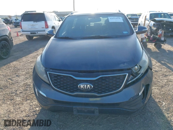 2013 Kia Sportage SX with VIN KNDPCCA60D7447693, listed as a IAAI auction lot 42025038 with Not Provided miles and . Bid and sale history available at carsss.com. Image 6.