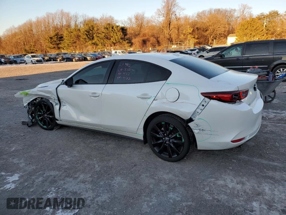 2022 Mazda 3 2.5 Turbo z VIN 3MZBPBAY7NM300608, wystawiony jako Copart lot #41694185 z przebiegiem 21 499 mil mil oraz Szkoda całkowita • Salvage title. Historia ofert i sprzedaży dostępna na DreamBid. Obrazek 2.
