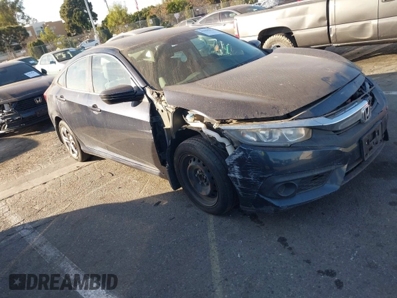 2017 Honda Civic Sedan LX with VIN 19XFC2F65HE209813, listed as a IAAI auction lot 41049476 with 61,482 mi miles. Bid and sale history available at carsss.com. Image 1.