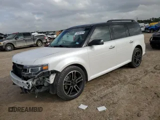 2015 Ford Flex Limited z VIN 2FMGK5D89FBA02645, wystawiony jako Copart lot #84961414 z przebiegiem 126 552 mil mil oraz Szkoda całkowita • Salvage title. Historia ofert i sprzedaży dostępna na DreamBid. Obrazek 1.