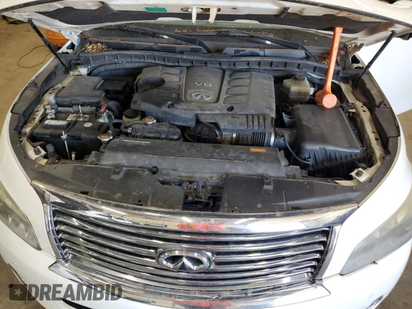 2011 Infiniti QX56 7-passenger with VIN JN8AZ2NE7B9001420, listed as a Copart auction lot 54947085 with 277,429 mi miles and Clean Title. Bid and sale history available at carsss.com. Image 12.