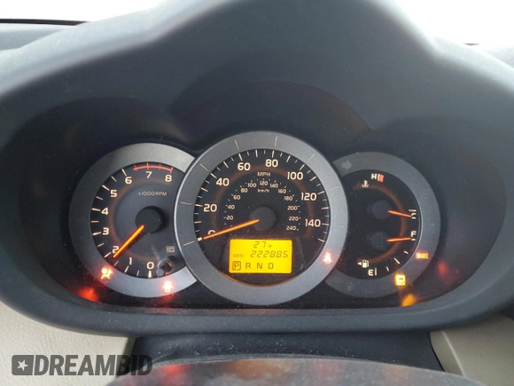 2009 Toyota RAV4 with VIN JTMBK33V595077541, listed as a Copart auction lot 42168645 with 222,885 mi miles and Salvage Title. Bid and sale history available at carsss.com. Image 9.