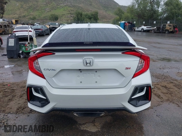 2020 Honda Civic Si z VIN 2HGFC1E59LH707630, wystawiony jako IAAI lot #41764310 z przebiegiem 116 714 mil mil oraz . Historia ofert i sprzedaży dostępna na DreamBid. Obrazek 17.