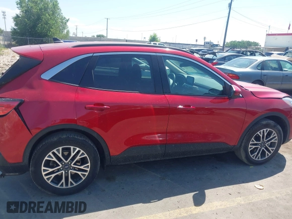 2020 Ford Escape SEL z VIN 1FMCU9H96LUB93983, wystawiony jako IAAI lot #42493510 z przebiegiem 56 675 mil mil oraz . Historia ofert i sprzedaży dostępna na DreamBid. Obrazek 13.