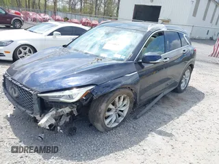 2019 Infiniti QX50 Luxe z VIN 3PCAJ5M31KF126200, wystawiony jako IAAI lot #42148016 z przebiegiem 74 362 mil mil oraz . Historia ofert i sprzedaży dostępna na DreamBid. Obrazek 2.