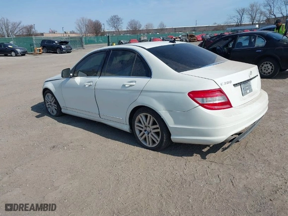 2008 Mercedes-Benz C-Class 3.0L Sport with VIN WDDGF81X78F159376, listed as a IAAI auction lot 41793416 with NaN miles. Bid and sale history available at carsss.com. Image 3.