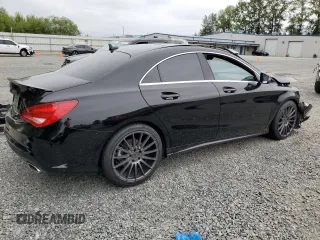 2014 Mercedes-Benz CLA 250 with VIN WDDSJ4EB2EN127758, listed as a Copart auction lot 62416755 with 93,055 mi miles and Salvage title. Bid and sale history available at DreamBid. Image 3.