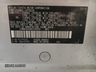 2011 Toyota RAV4 with VIN JTMBK4DV6B5100559, listed as a Copart auction lot 43072265 with 175,415 mi miles and Salvage Title. Bid and sale history available at carsss.com. Image 13.