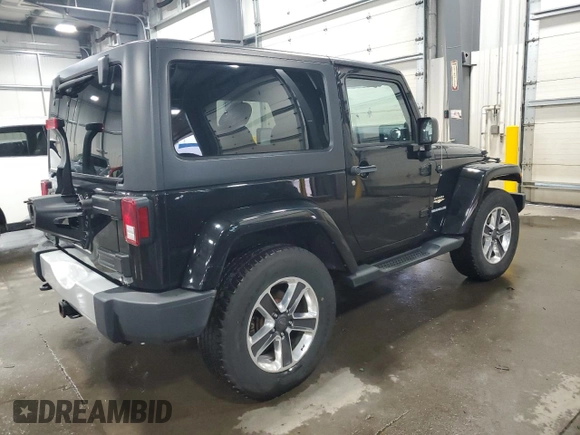 2013 Jeep Wrangler Sahara z VIN 1C4AJWBG5DL566559, wystawiony jako Copart lot #54823405 z przebiegiem 134 099 mil mil oraz Szkoda całkowita • Salvage title. Historia ofert i sprzedaży dostępna na DreamBid. Obrazek 3.