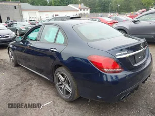 2020 Mercedes-Benz C 43 AMG with VIN W1KWF6EB0LR596187, listed as a IAAI auction lot 42644855 with 64,260 mi miles and . Bid and sale history available at DreamBid. Image 3.