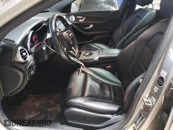 2019 Mercedes-Benz C 300 with VIN 55SWF8EB9KU303749, listed as a Copart auction lot 47568325 with Not provided miles and Salvage title. Bid and sale history available at DreamBid. Image 7.