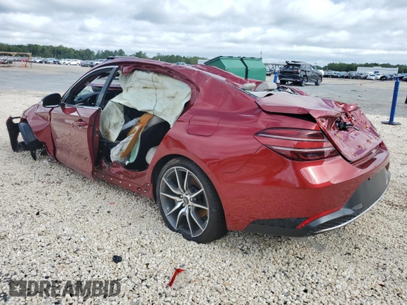 2023 Genesis G70 2.0T with VIN KMTG34TA6PU132430, listed as a Copart auction lot 61281374 with Not Provided miles and Non Repairable. Bid and sale history available at DreamBid. Image 2.