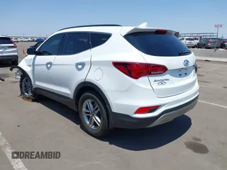 2018 Hyundai Santa Fe 2.4L with VIN 5NMZU3LB4JH054123, listed as a IAAI auction lot 42471320 with 53,464 mi miles and . Bid and sale history available at DreamBid. Image 3.