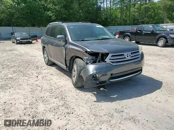 2012 Toyota Highlander Limited with VIN 5TDDK3EH5CS157343, listed as a Copart auction lot 54946205 with 146,654 mi miles and Salvage title. Bid and sale history available at DreamBid. Image 14.