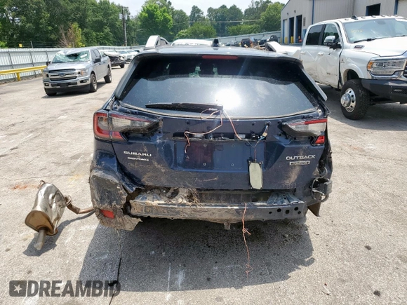 2024 Subaru Outback Touring with VIN 4S4BTAPCXR3111569, listed as a Copart auction lot 57133135 with Not provided miles and Salvage title. Bid and sale history available at DreamBid. Image 6.