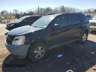 2005 Chevrolet Equinox LS z VIN 2CNDL13F256035664, wystawiony jako Copart lot #48862695 z przebiegiem Nie podano mil oraz Szkoda całkowita • Salvage title. Historia ofert i sprzedaży dostępna na DreamBid. Obrazek 1.