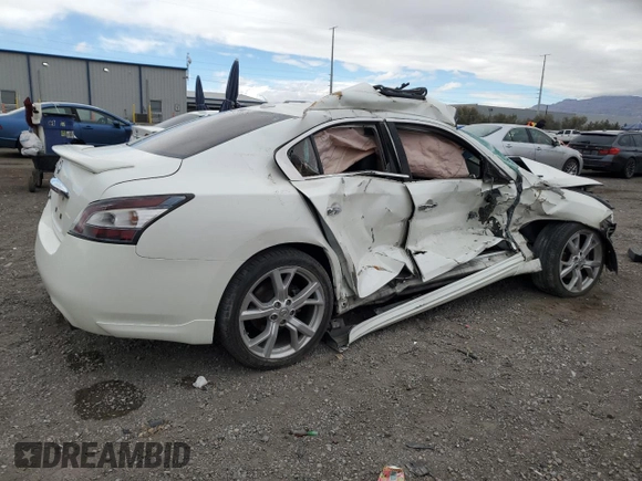 2014 Nissan Maxima SV with VIN 1N4AA5AP0EC471118, listed as a Copart auction lot 49008295 with 98,501 mi miles and Salvage title. Bid and sale history available at DreamBid. Image 3.