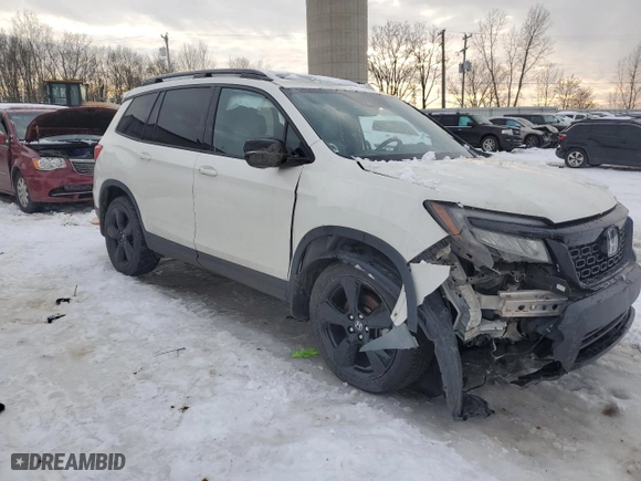 2019 Honda Passport Elite with VIN 5FNYF8H06KB002361, listed as a Copart auction lot 87434374 with 79,005 mi miles and Clean Title. Bid and sale history available at carsss.com. Image 4.