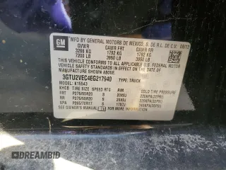 2014 GMC Sierra 1500 SLT with VIN 3GTU2VEC4EG217940, listed as a Copart auction lot 52151385 with Not Provided miles and Clean Title. Bid and sale history available at DreamBid. Image 12.