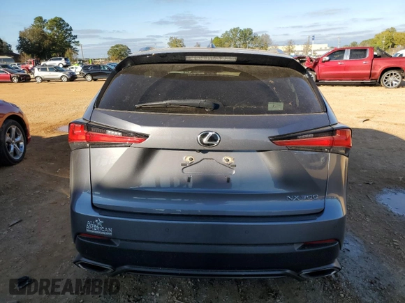 2020 Lexus NX with VIN JTJDARBZ2L5016106, listed as a Copart auction lot 83075854 with 79,247 mi miles and Salvage Title. Bid and sale history available at carsss.com. Image 6.